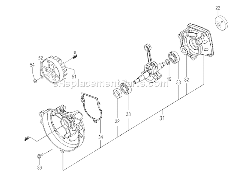 Page E Diagram and Parts List for TPS-250PN  Tanaka Pole Saw