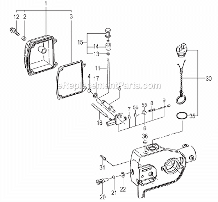 Page I Diagram and Parts List for TPS-260PF  Tanaka Pole Saw