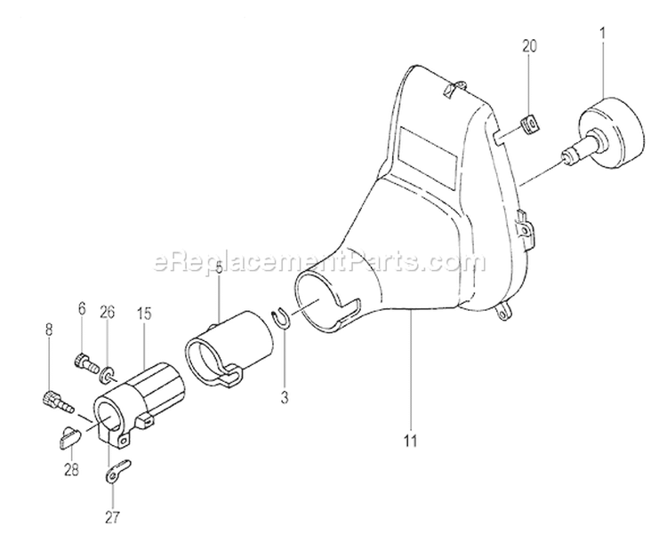 Page G Diagram and Parts List for TPS-270PF  Tanaka Pole Saw
