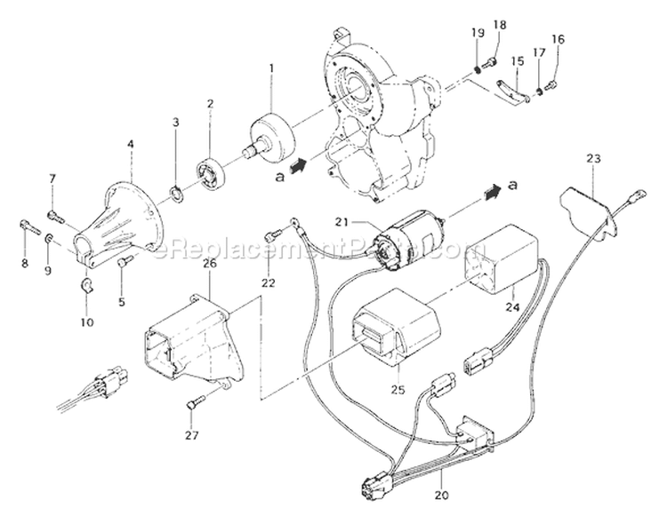 Page C Diagram and Parts List for TS-720 RC-210E Tanaka Tiller