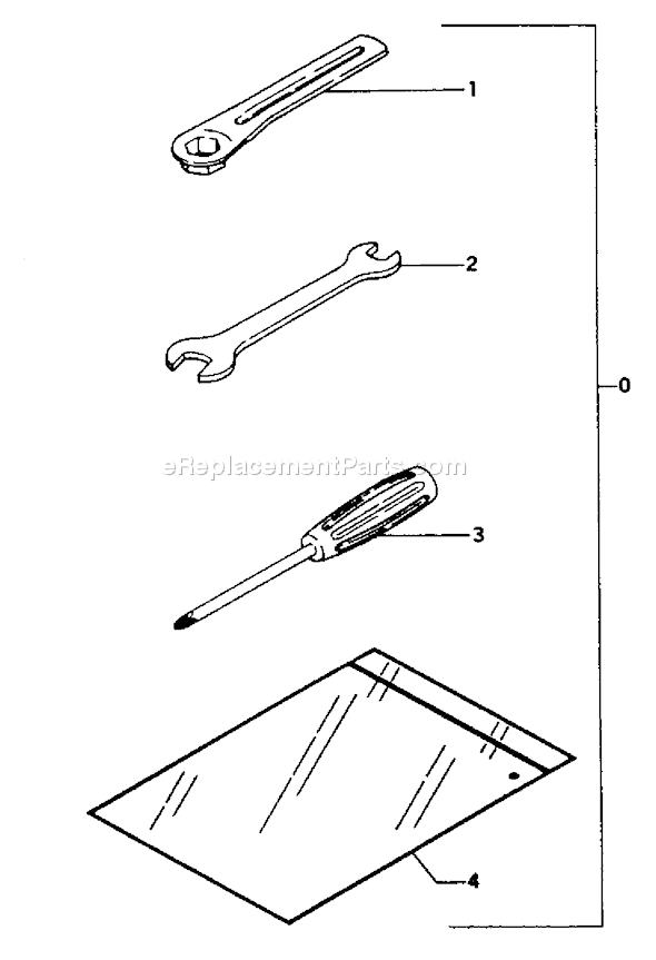 Page H Diagram and Parts List for TOB-175  Tanaka Engine