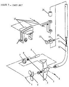 Figure 6 - Lower Unit Diagram and Parts List for 945606  Tanaka Engine