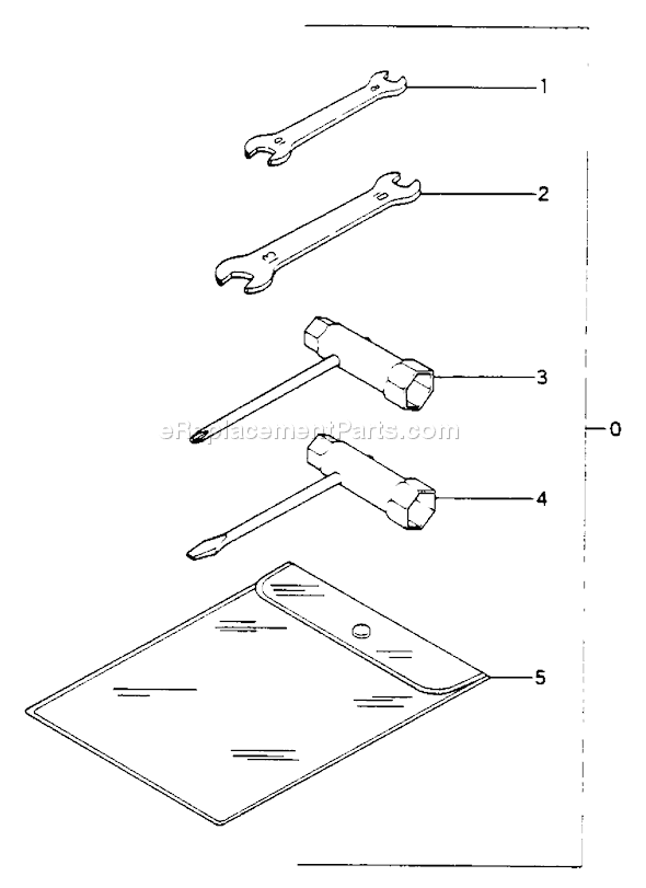 Page J Diagram and Parts List for TOB-550  Tanaka Engine