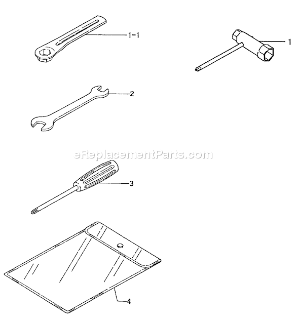 Page K Diagram and Parts List for TOB-300  Tanaka Engine