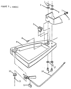 Figure 5 - Handle Diagram and Parts List for 945606  Tanaka Engine