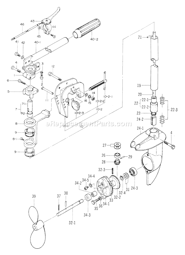 Page A Diagram and Parts List for TOB-12B  Tanaka Engine
