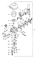 Page A Diagram and Parts List for AST-7000S  Tanaka Trimmer