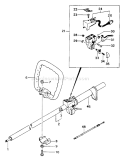 Page F Diagram and Parts List for AST-7000S  Tanaka Trimmer