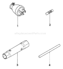 Part Location Diagram of 6694822 Tanaka Handle-8X120