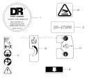 Part Location Diagram of 6694416 Tanaka Decal