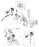 Page G Diagram and Parts List for ECS-300  Tanaka Chainsaw