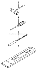 Page I Diagram and Parts List for ECS-300  Tanaka Chainsaw