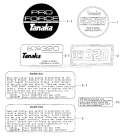 Page D Diagram and Parts List for ECS-320  Tanaka Chainsaw