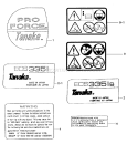 Page N Diagram and Parts List for ECS-3351B  Tanaka Chainsaw
