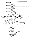 Page A Diagram and Parts List for ECS-3500B  Tanaka Chainsaw