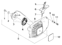Page E Diagram and Parts List for ECS-3500  Tanaka Chainsaw