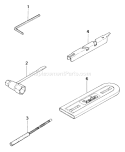 Page G Diagram and Parts List for ECS-3500  Tanaka Chainsaw