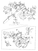 Page H Diagram and Parts List for ECS-356  Tanaka Chainsaw