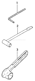 Part Location Diagram of 6693651 Tanaka Spanner-Spark Plug Box