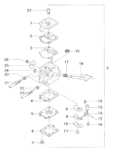 Page A Diagram and Parts List for ECS-370  Tanaka Chainsaw
