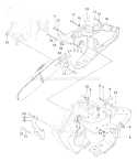 Page G Diagram and Parts List for ECS-370  Tanaka Chainsaw