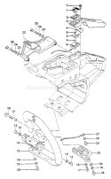 Page E Diagram and Parts List for ECS-415  Tanaka Chainsaw