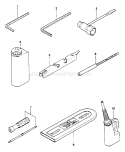 Part Location Diagram of 6693529 Tanaka Hex. Wrench 5