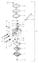 Page A Diagram and Parts List for ECS-506  Tanaka Chainsaw
