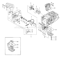 Page C Diagram and Parts List for ECS-506  Tanaka Chainsaw