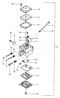 Page A Diagram and Parts List for ECS-650  Tanaka Chainsaw