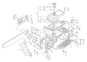 Page G Diagram and Parts List for ECS-650  Tanaka Chainsaw