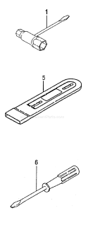 Part Location Diagram of 081293291G Tanaka Driver-Screw-4X50