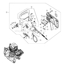 Page J Diagram and Parts List for ECV-5601  Tanaka Chainsaw