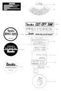 Page G Diagram and Parts List for EHC-120  Tanaka Concrete Saw