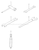 Part Location Diagram of 6693498 Tanaka Spanner-13X17
