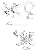 Page F Diagram and Parts List for EHC-140  Tanaka Concrete Saw
