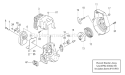Page C Diagram and Parts List for HTD-2520PF  Tanaka Hedge Trimmer