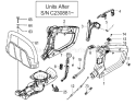 Page H Diagram and Parts List for HTD-2520PF  Tanaka Hedge Trimmer