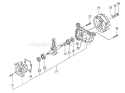 Page F Diagram and Parts List for HTD-2522PF C230891 Tanaka Hedge Trimmer