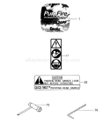 Page J Diagram and Parts List for HTD-2526PF  Tanaka Hedge Trimmer