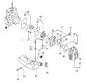 Page B Diagram and Parts List for HTD-2526PF  Tanaka Hedge Trimmer