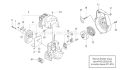 Page D Diagram and Parts List for HTD-2530PF  Tanaka Hedge Trimmer