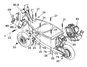 Page J Diagram and Parts List for MOBY X 24cc Tanaka Engine