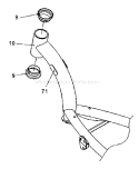 Page G Diagram and Parts List for MOBY X 24cc Tanaka Engine