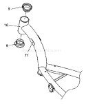 Page H Diagram and Parts List for MOBY X 25cc Tanaka 