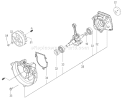Page C Diagram and Parts List for PF-2500  Tanaka Engine
