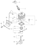 Page D Diagram and Parts List for PF-2600  Tanaka Engine