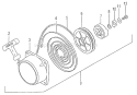 Page G Diagram and Parts List for PF-2600  Tanaka Engine