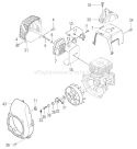 Page B Diagram and Parts List for PF-3300  Tanaka Engine