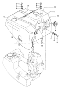 Page E Diagram and Parts List for QBM-23N  Tanaka Engine